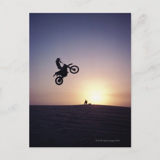 Motorcyklist Vykort (Framsida)