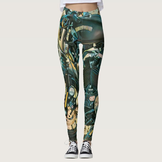 Motorcyklister Leggings (Framsida)