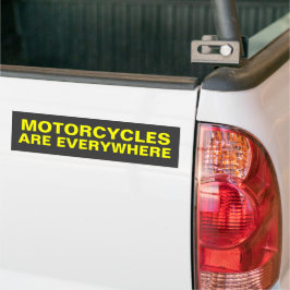 Motordrivna cyklar är alltid stötdekal bildekal