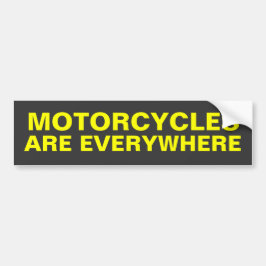 Motordrivna cyklar är alltid stötdekal bildekal