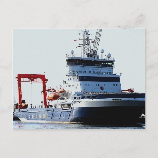 Motorfartyg, Edinburgh Leith-dockor Vykort (Framsida)