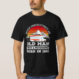 Motorhem - född 1951, 70:e födelsedag Gammal man T Shirt