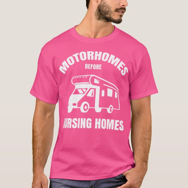 Motorhem före hemmet Funny Rv Camper Ca T Shirt (Framsida)
