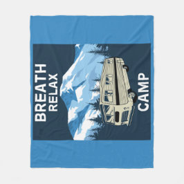 Motorhem RV | Camper | Resa Van | Retro Mugg Fleecefilt