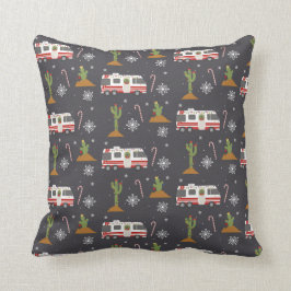 Motorhem RV Desert Cactus jul Dekorativ kudde