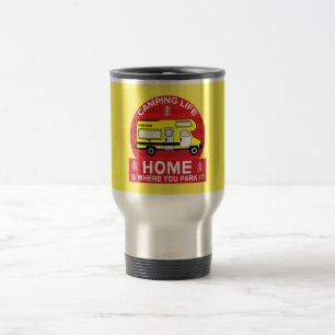 Motorhem RV Motorhem Camping Life Latte Mugg