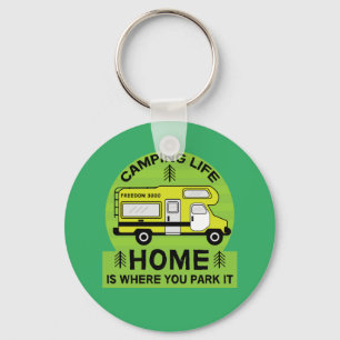 Motorhem RV Motorhem Camping Life Latte Mugg Nyckelring