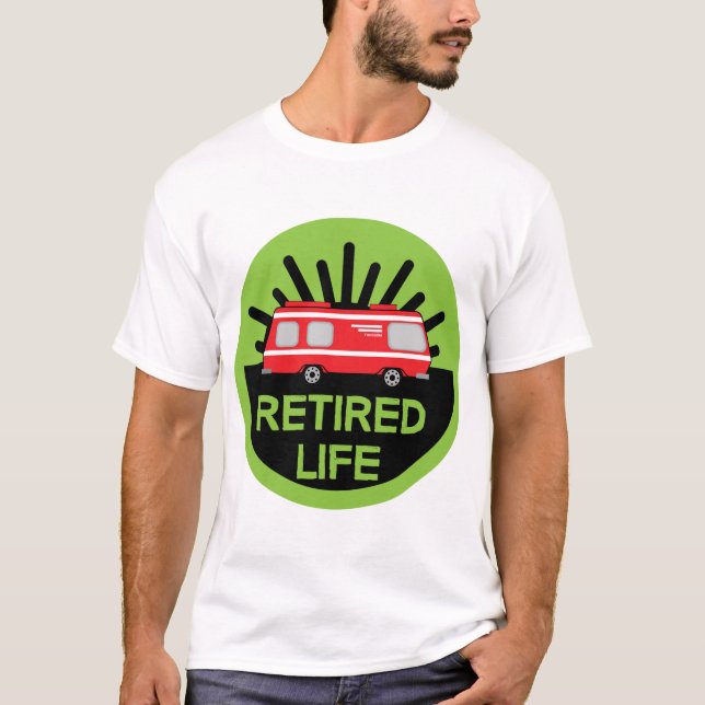 Motorhemskampanj | Campingbostäder | RV Mugg T Shirt (Framsida)