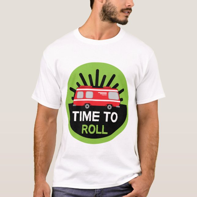 Motorhemskampanj | Campingbostäder | RV Mugg T Shirt (Framsida)