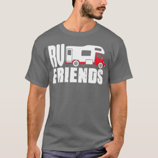 Motorhome husbil Camping Camper husbil Vänner fami T Shirt