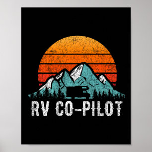 Motorhome Resematerial Rv Semester Retro Rv Andrep Poster
