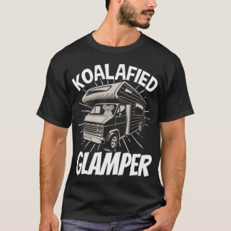 Motorhome Rv Camping Camper Koalafied Glamper vint T Shirt