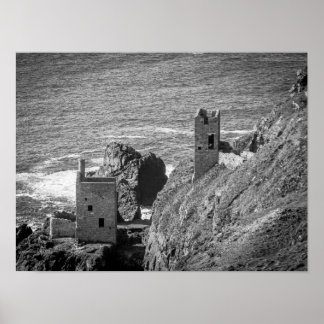 Motorhus i Krona, Botallack, Cornwall Poster