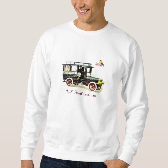Motorisk bilkonsttröja sweatshirt (Framsida)