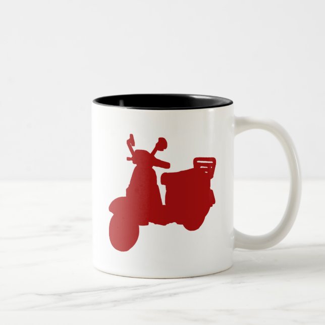 Motorisk cykelmugg Två-Tonad mugg (Höger)