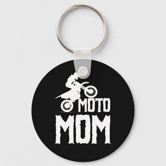 Motorkorsningen Moto Mamma Nyckelring (Framsida)