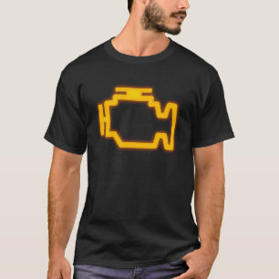 Motorljus för bilkontroll t shirt