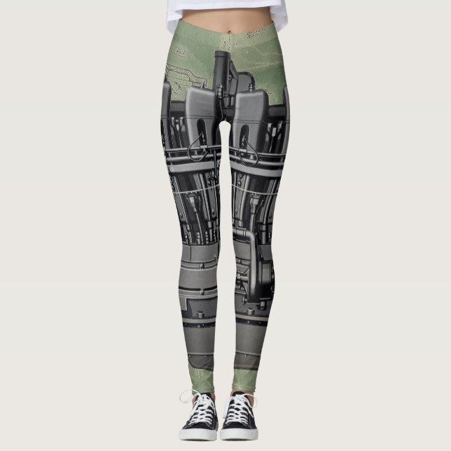 MOTORMEKANISK ROBOTISK WISCONSIN-MOTORN K-5 LEGGINGS (Framsida)