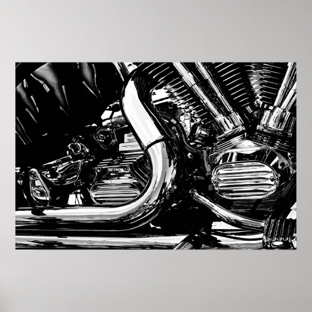 Motormotorvektor Poster (Framsidan)