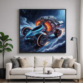Motorn Overkill - utformning av koncept för person Poster