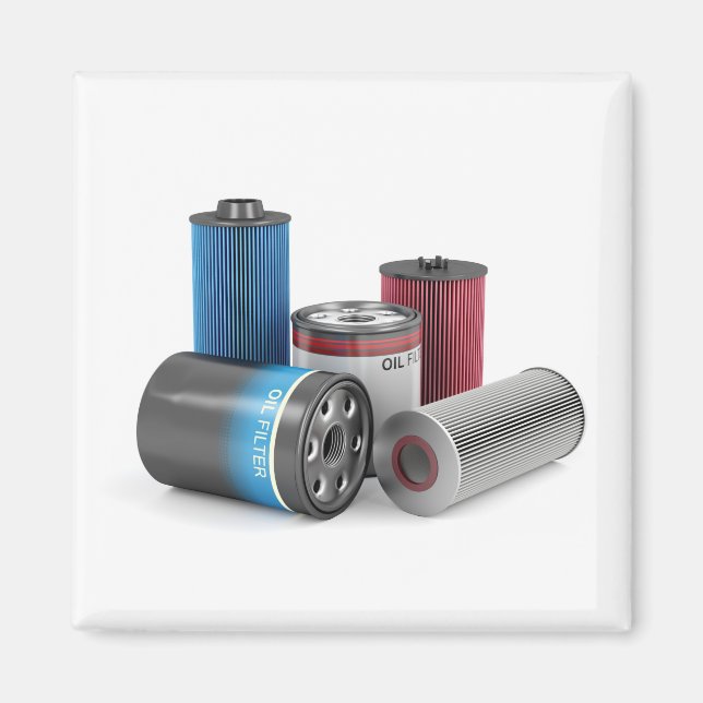Motoroljefilter Magnet (Framsidan)