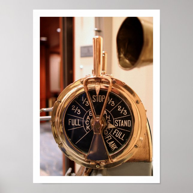 Motorordertelegraf Poster (Framsidan)