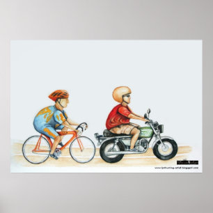 motorpacing @ av velodromen poster