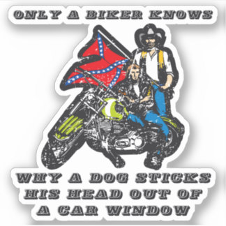 Motorrad Only a Biker knows Spruch Klistermärken
