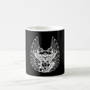 Motorskylt Kaffemugg
