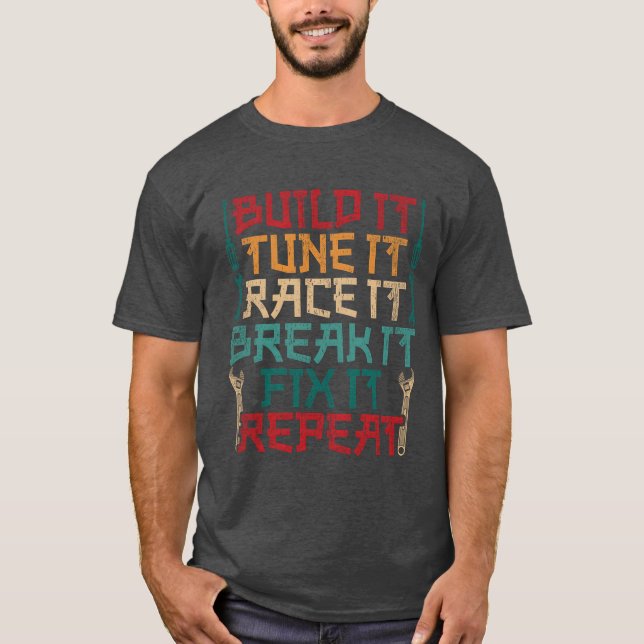 Motorsport Biltuning Fordons pojke T Shirt (Framsida)