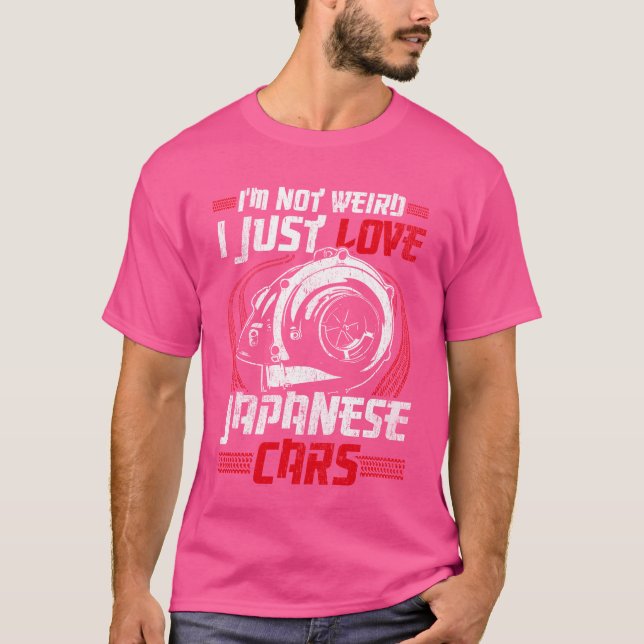 Motorsport Caruning Japanese Domestic Market vinta T Shirt (Framsida)