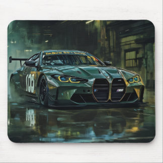 Motorsport GT Racing Car Musmatta - Mörkgrön