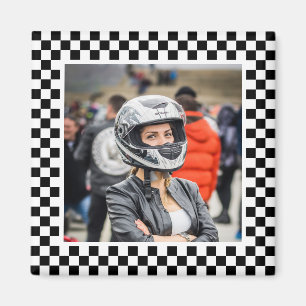 Motorsport med foto magnet