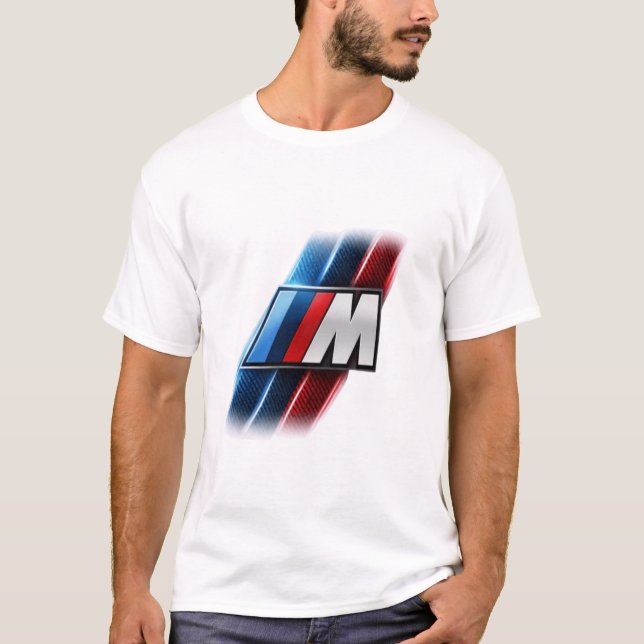 Motorsport Racing Ränder T-Shirt (Framsida)