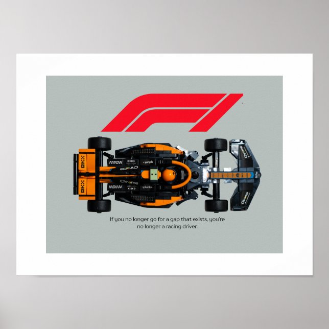 Motorsport Väggkonst för Bilentusiaster (Framsidan)