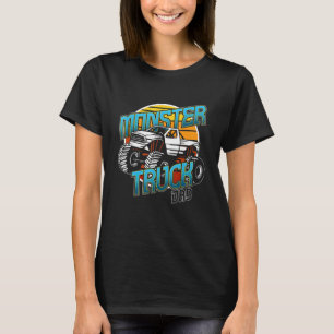 Motorsportförare Fars dag Retro Monster Lastbil T Shirt