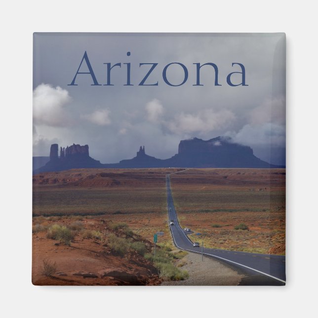 motorväg till Monument Valley Arizona Magnet (Framsidan)
