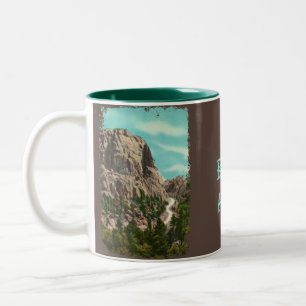 Motorväg till Mt. Rushmore Coffee Mugg