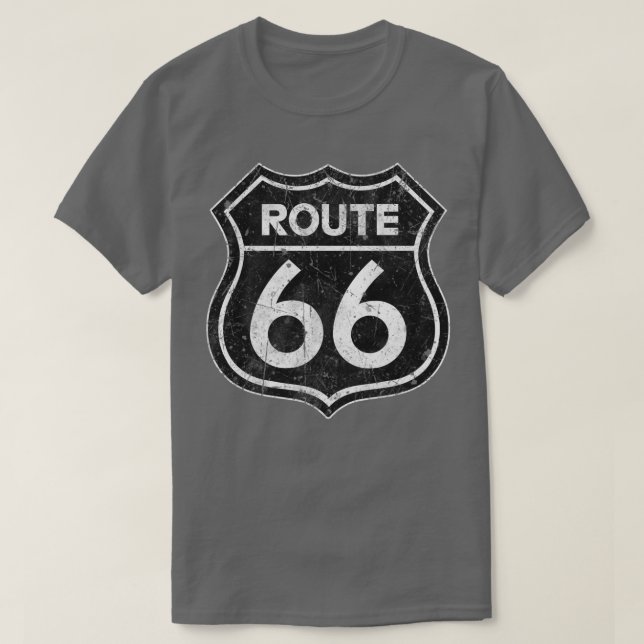 Motorvägsväg 66 t shirt (Design framsida)