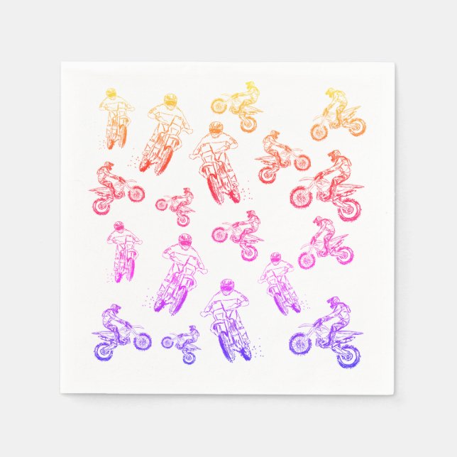 Motosport, Dirt kor Pappersservett (Framsidan)