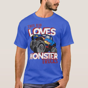 Motosport I Trucker Kid I Kid Kärlek Monster T Shirt
