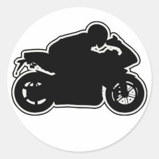 MotoVlog Plain Sticker Runt Klistermärke