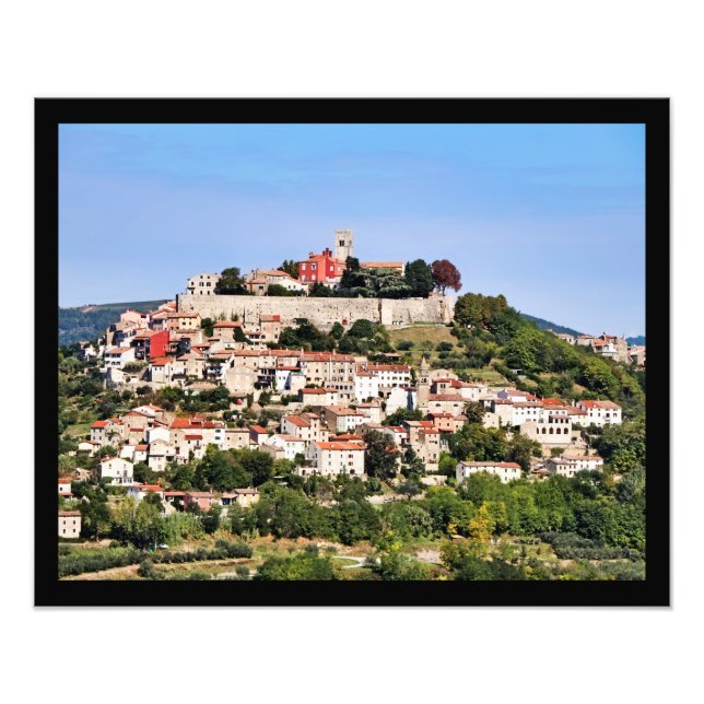 Motovun Kroatien Fototryck (Framsidan)