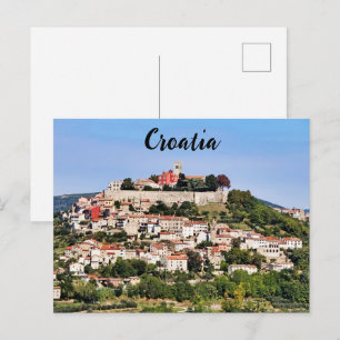 Motovun Kroatien Vykort