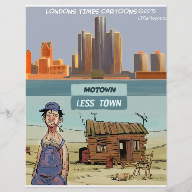 Motown LessTown Funny (Framsida)