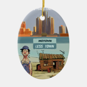 Motown MindreTown Roligt Julgransprydnad Keramik