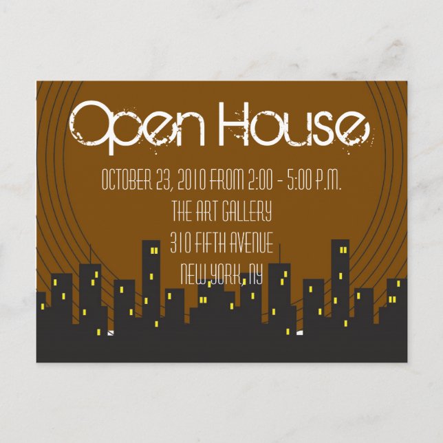 Motown Postcard Inbjudan Vykort (Framsida)