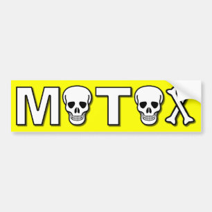 Motox Dödskallar Dirt Bike Motocross-dekal Bildekal