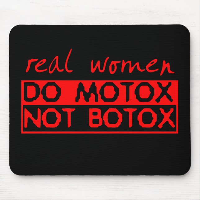 Motox Not Botox Dirt Bike Motocross Mousepad Musmatta (Framsidan)