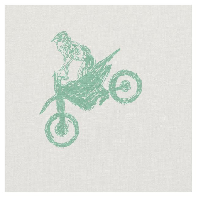 Motrorcykel Offroad Tyg (Närbild)